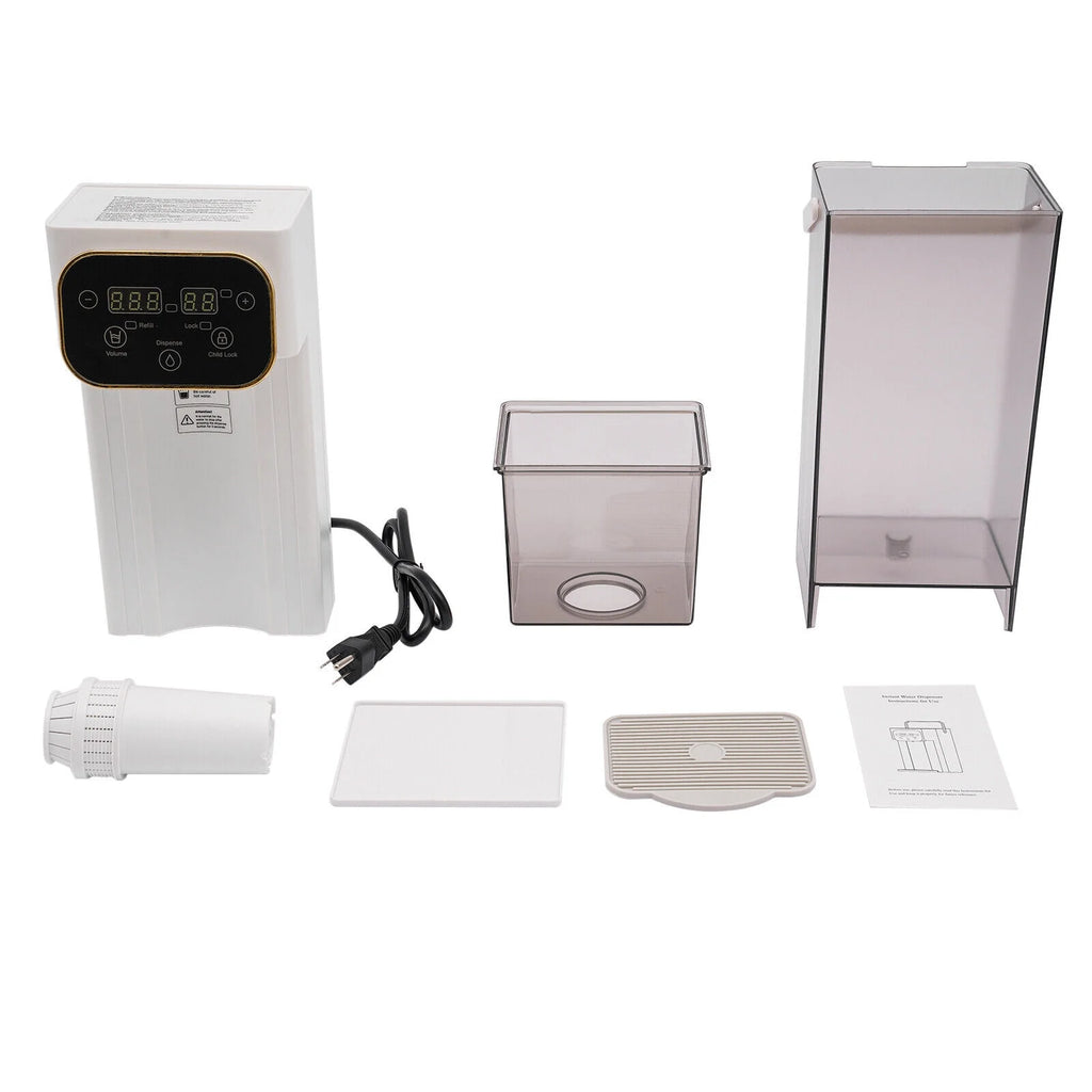 1500W Electric Kettle Hot Water Dispenser with Filter LCD Panel S408298
