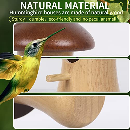 Hanging Hummingbird Nest Branches with Leaf (1 PCS) R5781