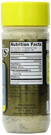Lemon Dill Seafood Seasoning 4.75oz bottle L579040