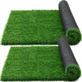 2 Pcs Artificial Grass, 52" x 26" x 1.57" Dog Pee Pads, Large Dog Potty Training Rug with Drainage Holes N3864