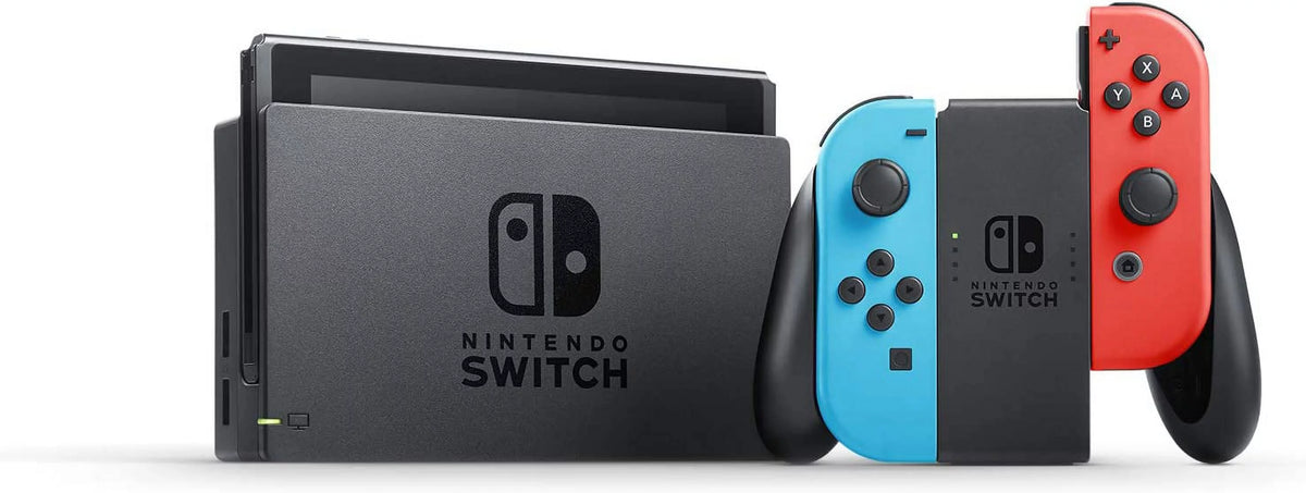 Nintendo Switch Console with Neon Blue & Red Joy-Con B5811