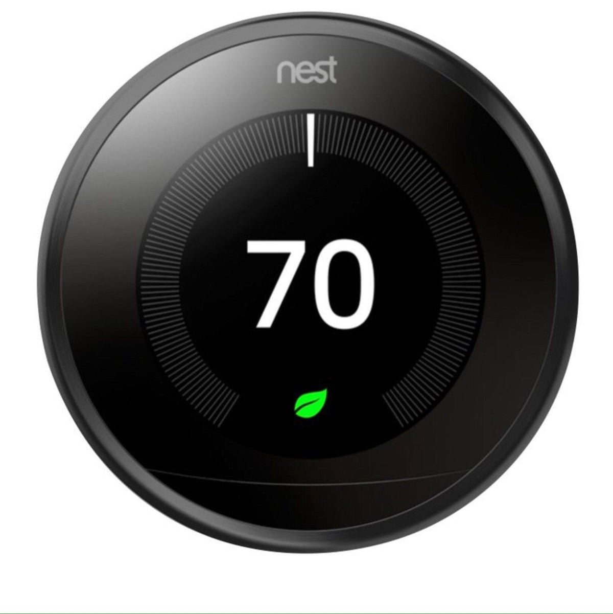 Black Learning Thermostat N520267