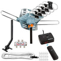 HDTV Antenna Amplified Digital Outdoor Antenna 150 Miles Range with 40FT RG6 Coax Cable C89973
