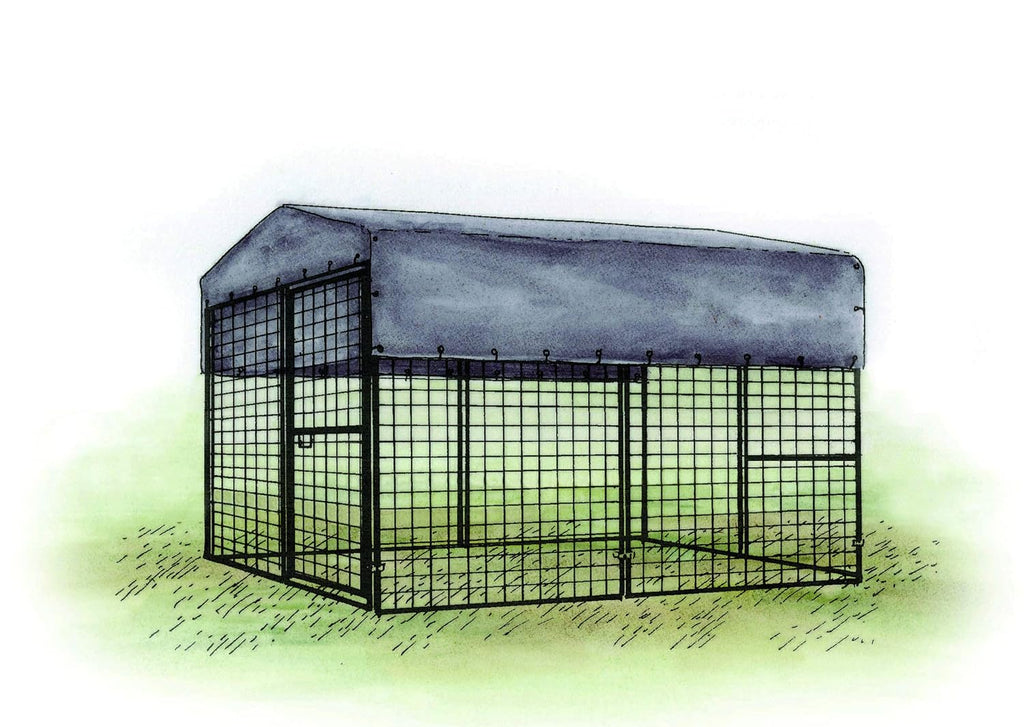 Black Metal Wire Chicken Cage V657