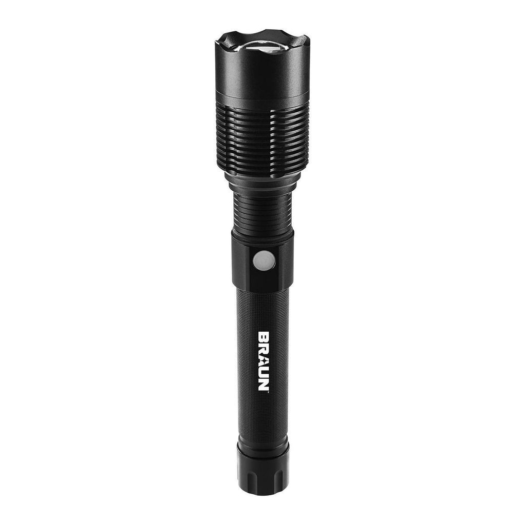 7000 Lumen Rechargeable Waterproof LED Flashlight with Battery Bank S4848
