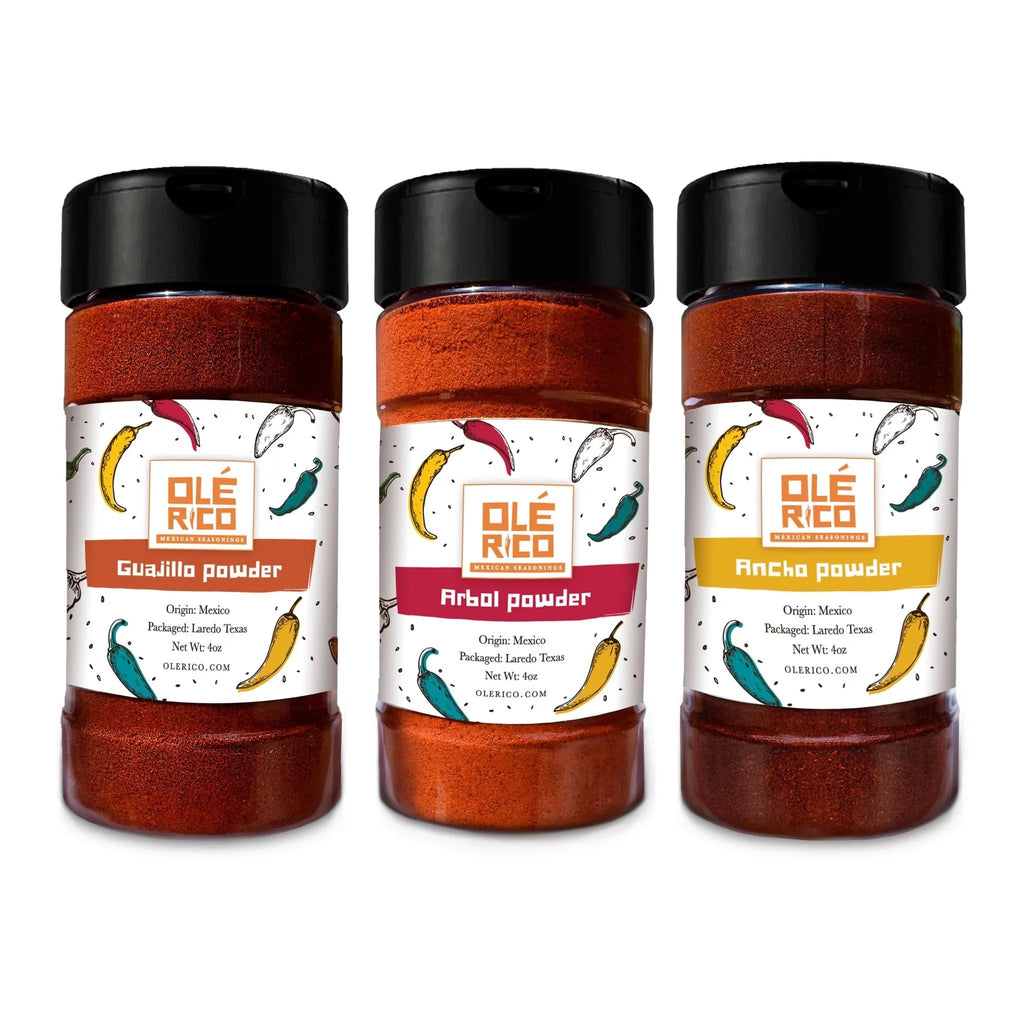 Chile Powder 3 Pack Bundle (12 oz Total) A163