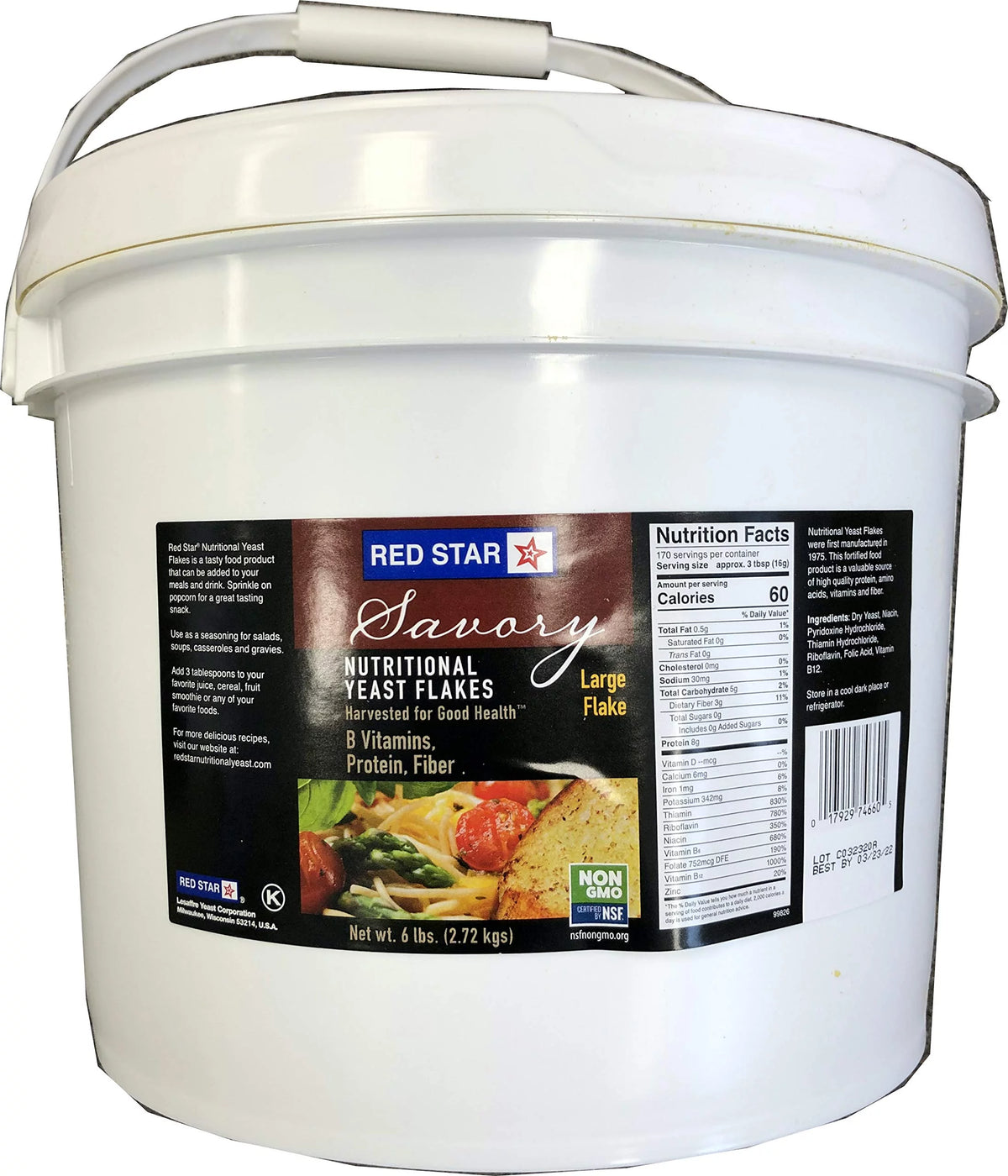 Large Yeast Flake, 6 Pound U526