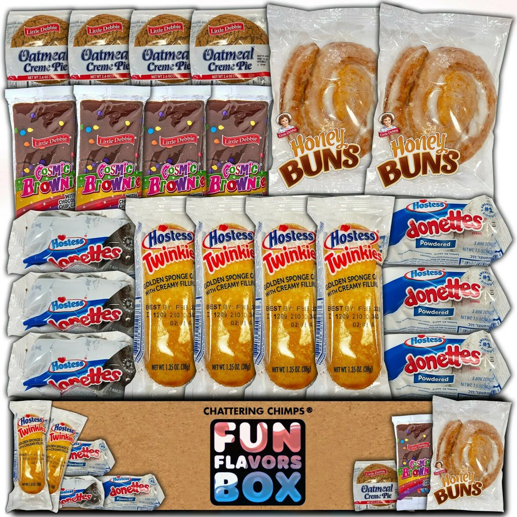 20 Snack Variety Assortment of Cookies, Cakes, Brownies, Cupcakes N50801