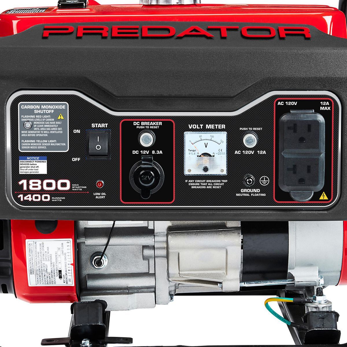 1800 Watt Gas-Powered Portable Generator W94569