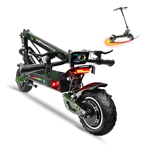 1200W Electric Scooter with 52V Battery, 10" Off Road Fat Tires O948