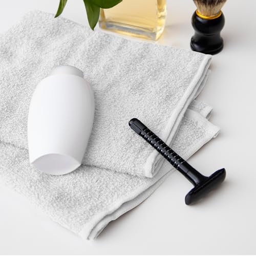 24 Pcs 100% Cotton White Hand Towels 16x27 Inches Y939719