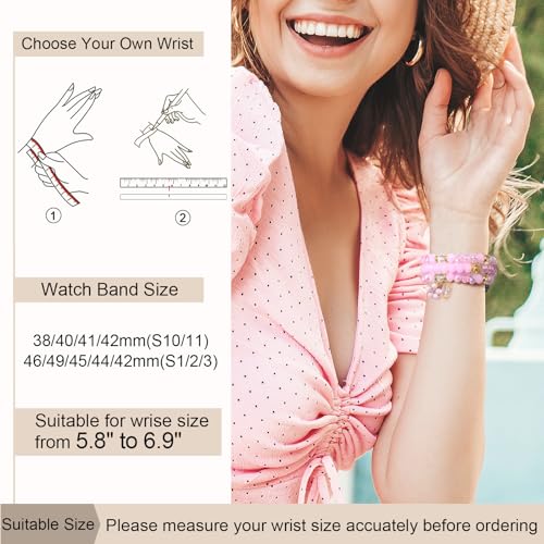 Bracelet Beaded Bands Elastic Stretch Crystal Strap H757