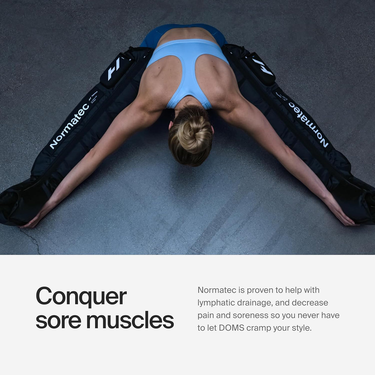 Cordless Recovery System with Dynamic Compression Massage Technology N364