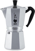 Moka Pot 12 Cups 22 Oz Aluminium Silver Stovetop Espresso Maker C211526
