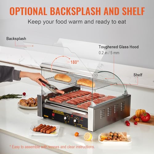 Stainless Steel Hot Dog Roller with 5 Rollers I264