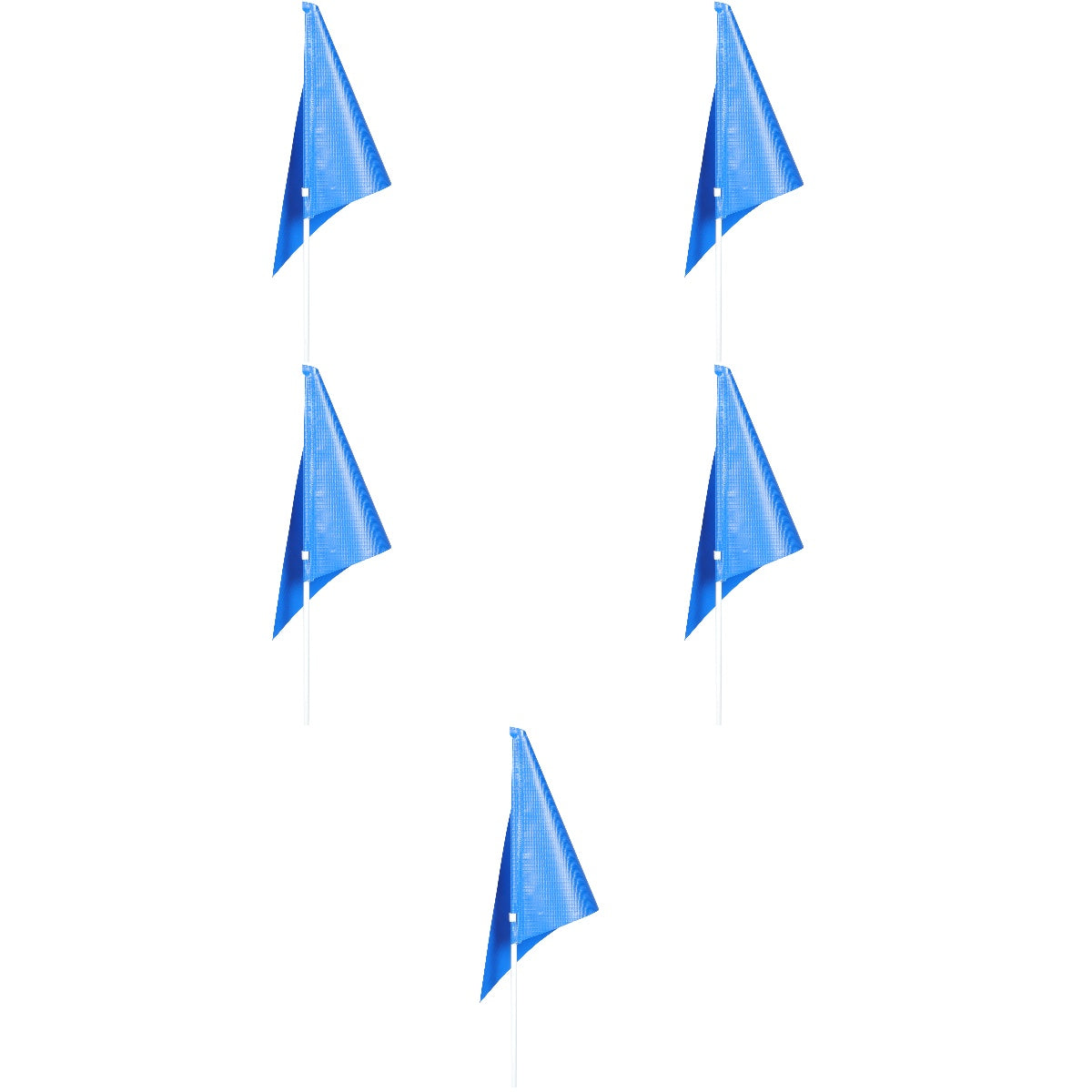 5 Sets of Bike Safety Flag with Pole E3120
