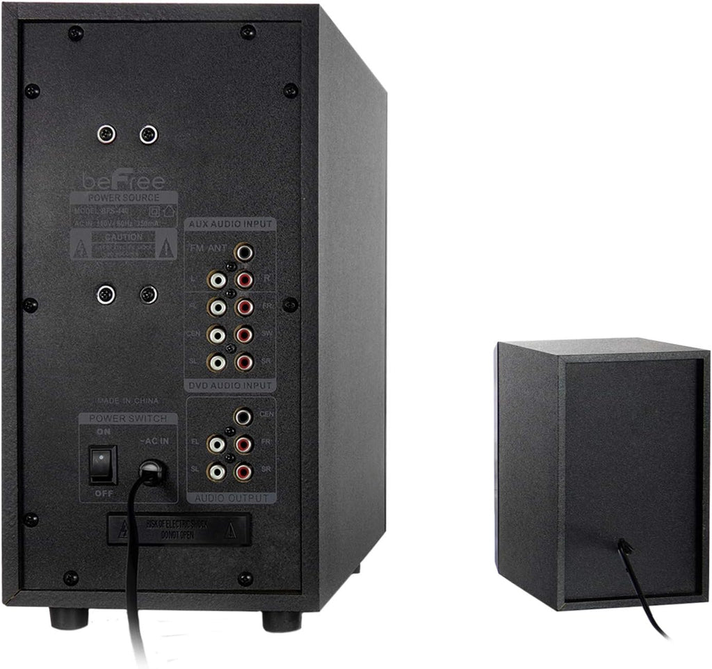 5.1 Channel Bluetooth Surround Sound Speaker System in Black I440246