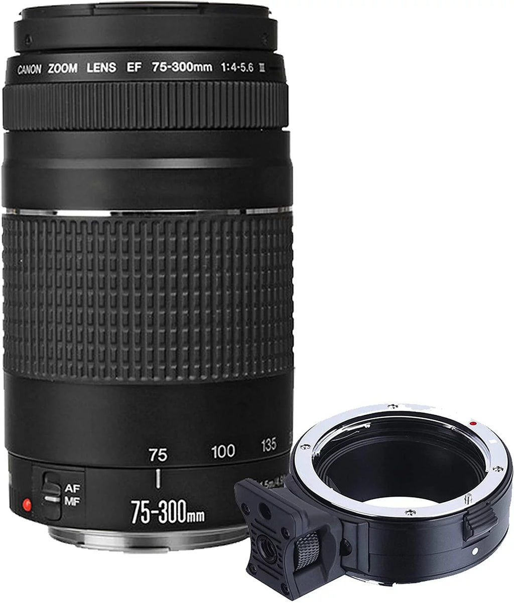 Mirrorless Digital Camera with 18-45mm Lens + 75-300mm Lens + 420-800mm Lens + 128GB Memory + Case + Tripod M2110