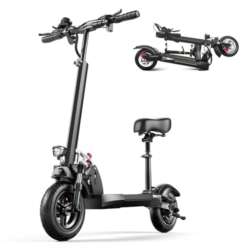 30MPH 800W Motor 10" Off-Road Tires Foldable Electric Scooter with Seat L473340