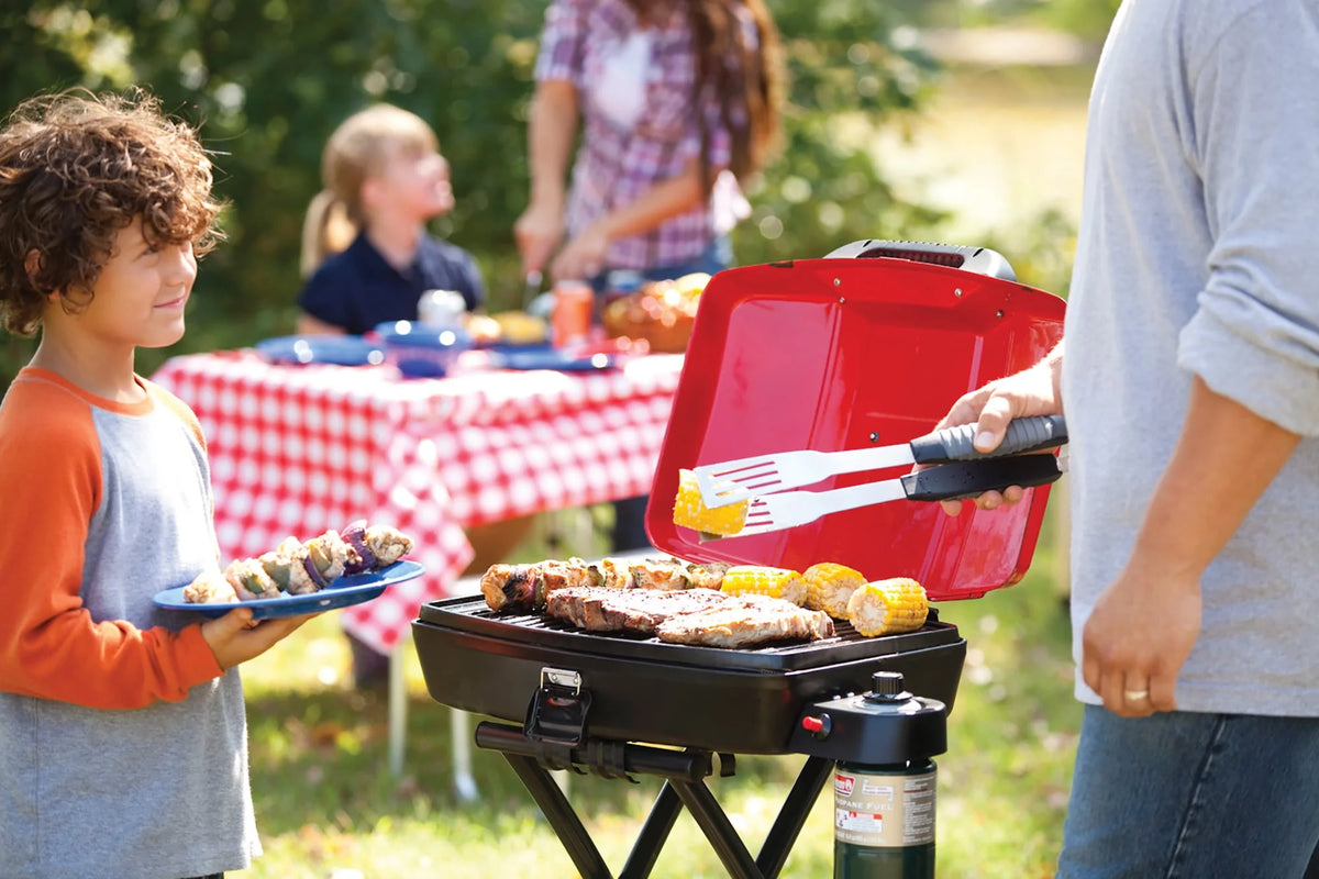 Coleman Portable 1-Burner Propane Grill, Red T51876