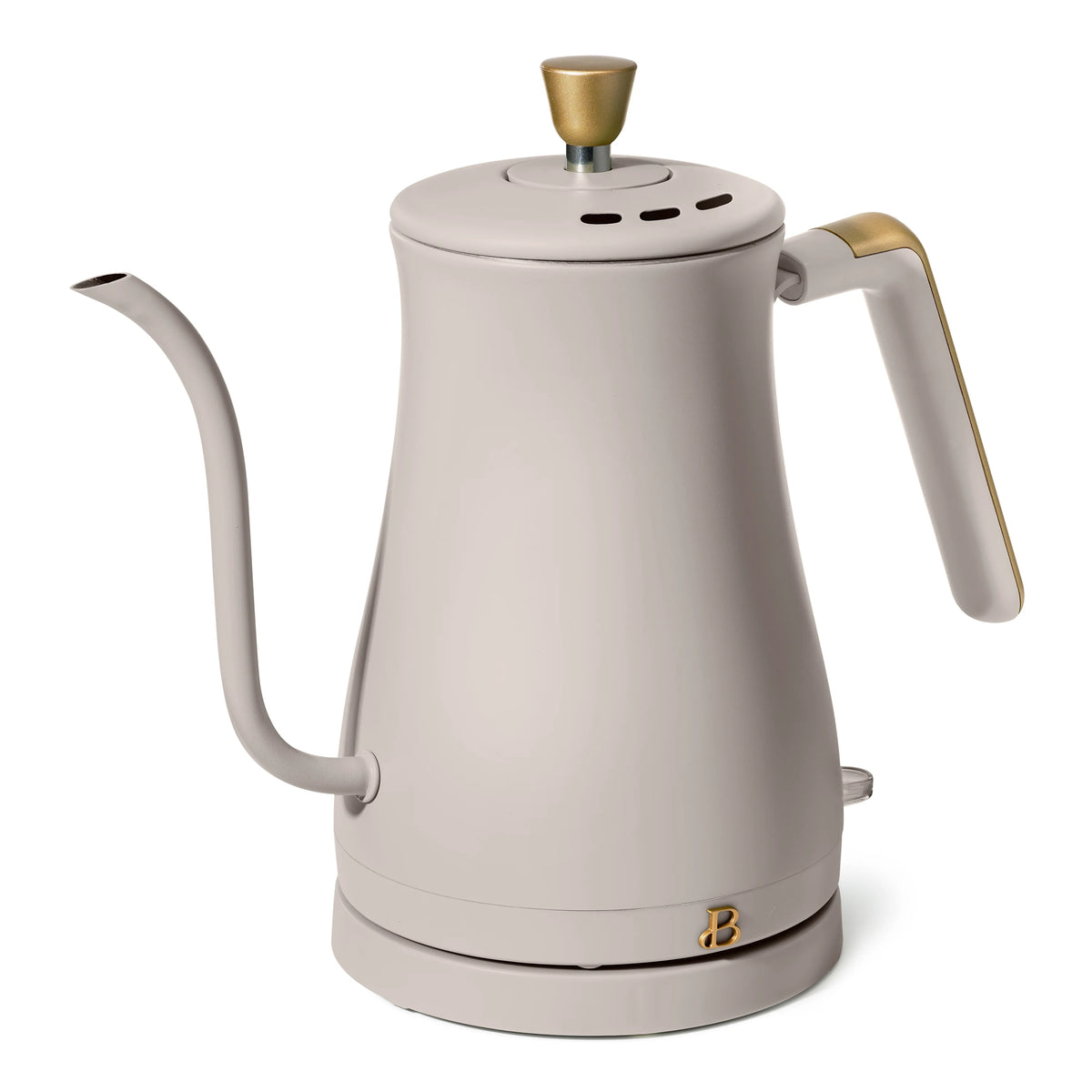 1-Liter Electric Gooseneck Kettle 1200 W Porcini Taupe R26145