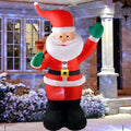 6Ft Christmas Inflatable Santa Claus with LED Lights B9356