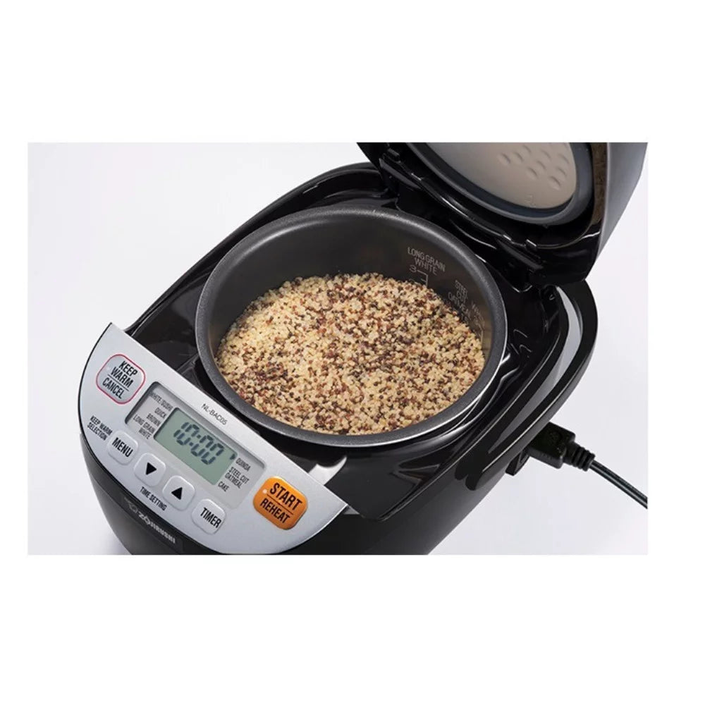 Zojirushi Micom Rice Cooker and Warmer with Color Chef Knife Set and Nylon Tongs X871282