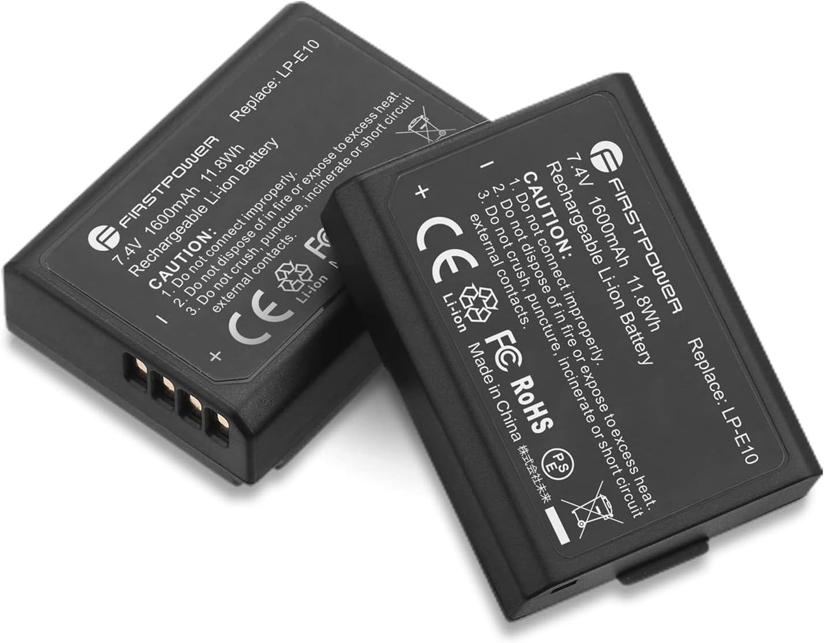 LP-E10 Batteries 2-Pack 1600mAh Z127