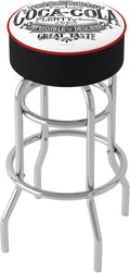 Vintage Swivel Bar Stool with Foam Padded Seat T97989