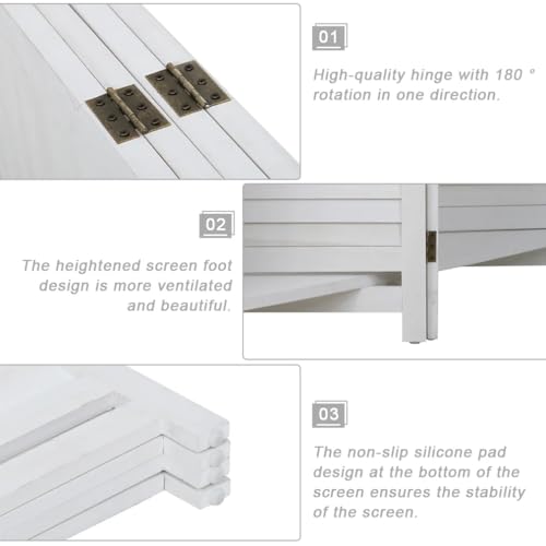4 Panel Folding Room Divider A127869