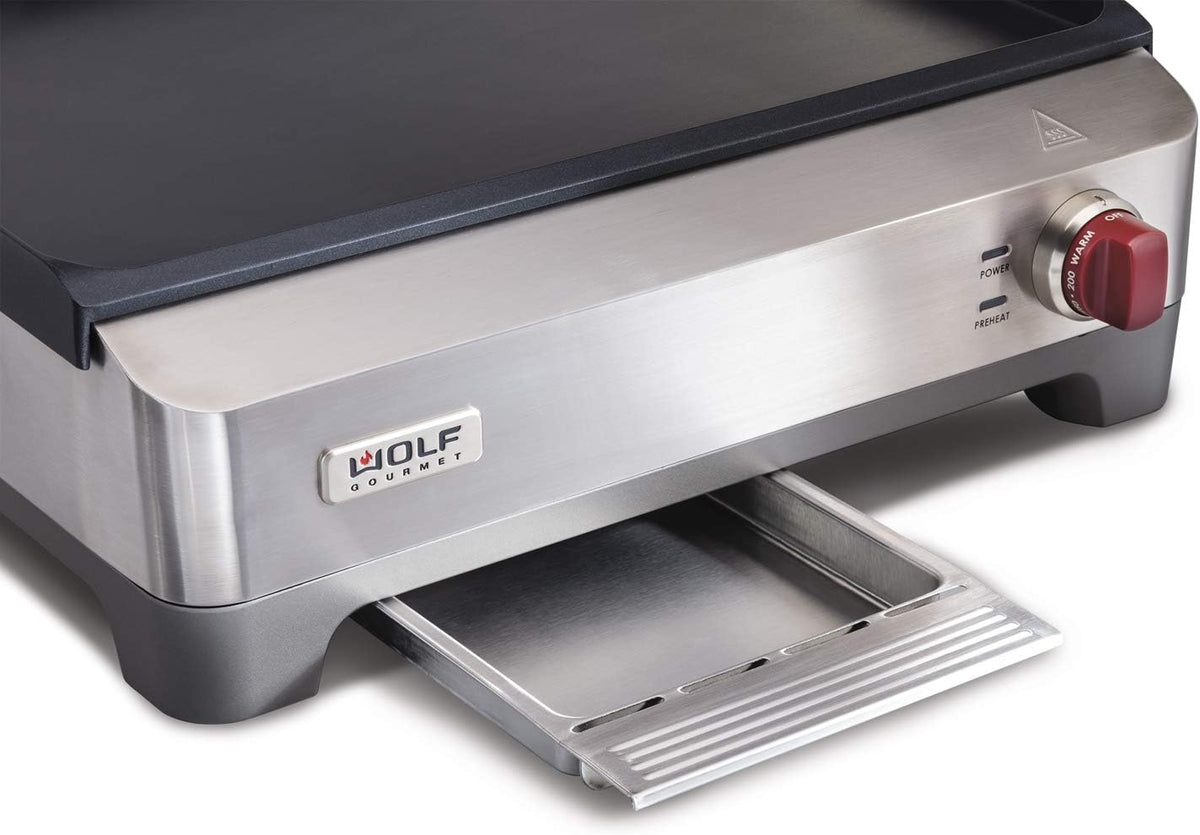 Nonstick Electric Griddle with Stainless Steel Q31713