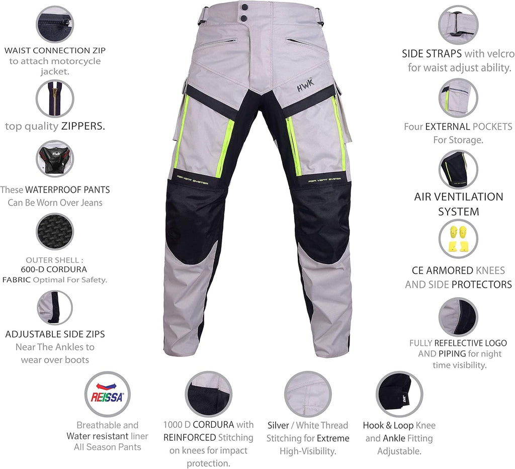 Motorcycle Cargo Work Pants Hi-Vis T19690