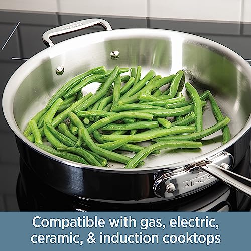 3-Ply Stainless Steel Fry Pan Set 2 Piece 10 12 Inch Q153498