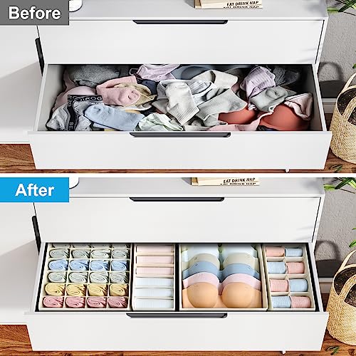 Black Set of 4 Drawer Organizer K383036