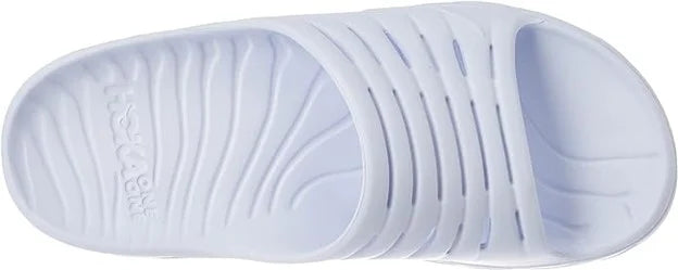 White Unisex Recovery Slides W2148