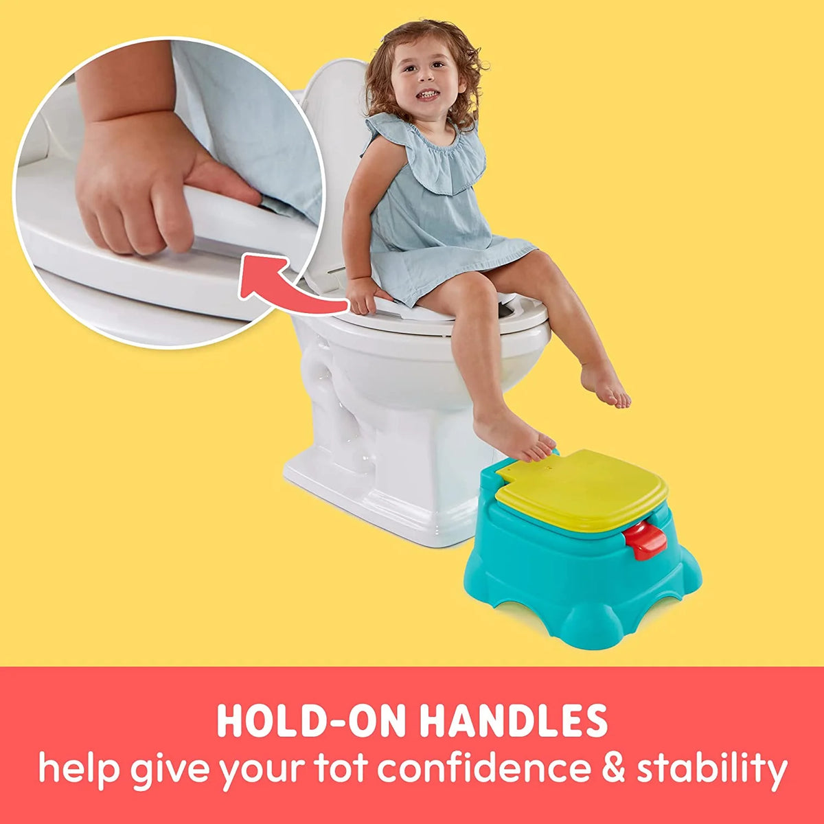 Blue 3-in-1 Potty Chair Toilet Trainer Step Stool G168