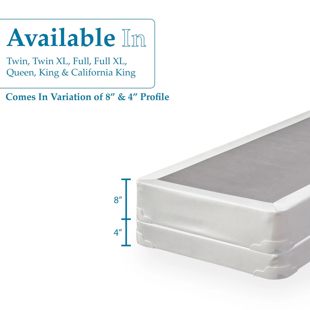 8” Split Fully Assembled Box Spring for Mattress, Queen K779