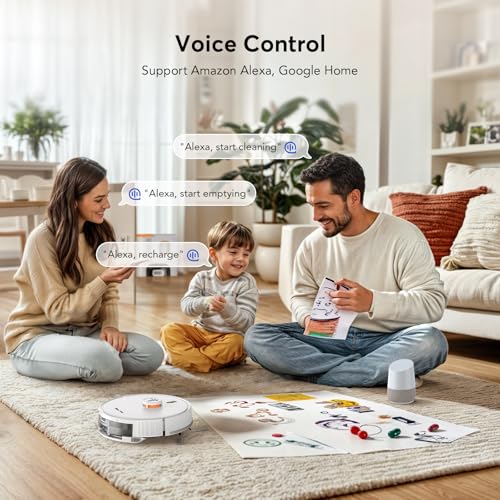 Robot Vacuum and Mop with Self-Emptying Dock Q602372