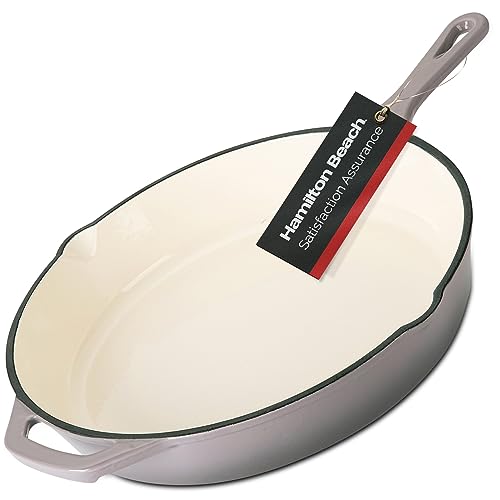 Cream Enameled Cast Iron Fry Pan 10-Inch A5432