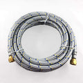 16' Flexible Stainless Steel Braided Hose with 3/8 Brassnut Female Flare Both End T367156