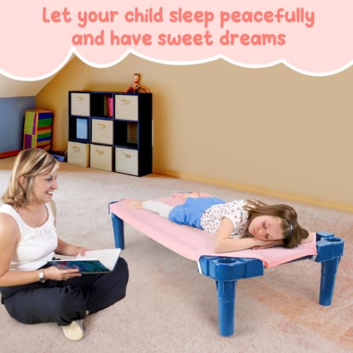 Pink Brushed Microfiber Standard Size Cot Sheet with Elastic Corner Strap, 1 Pack N2354