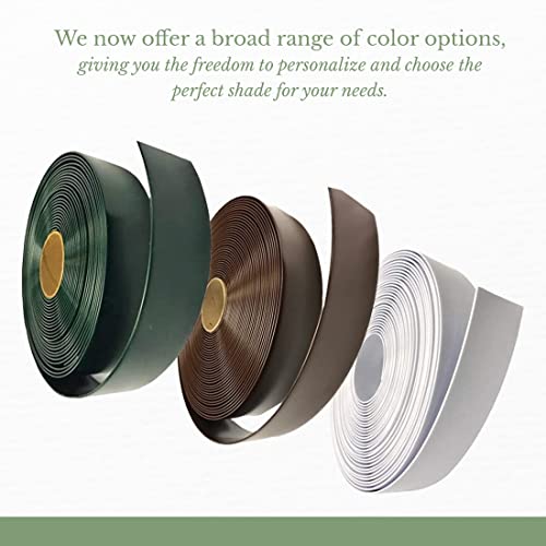 White 2" x 20' Vinyl Strap Roll B3467