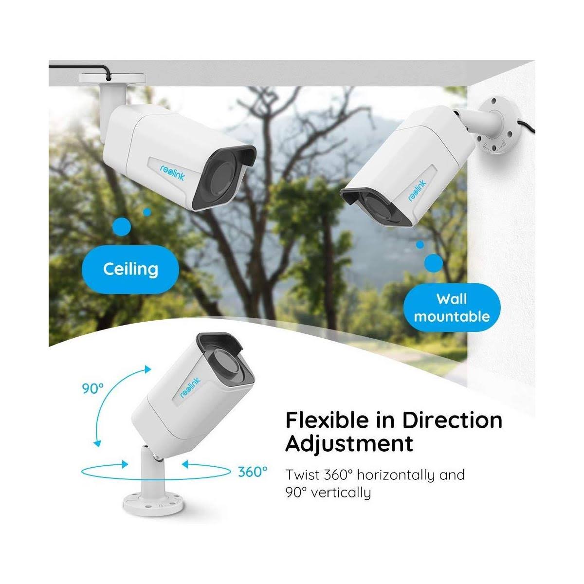 8MP 4K Ultra HD PoE Security IP Camera with Built-in Microphone D436228
