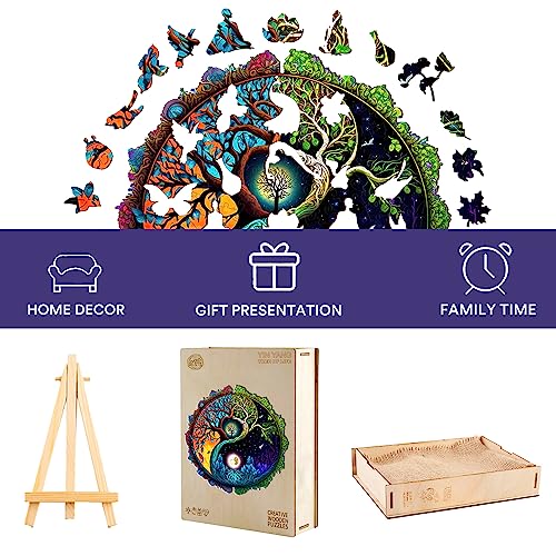 Tree of Life Wooden Jigsaw Puzzles, 200 pcs C752