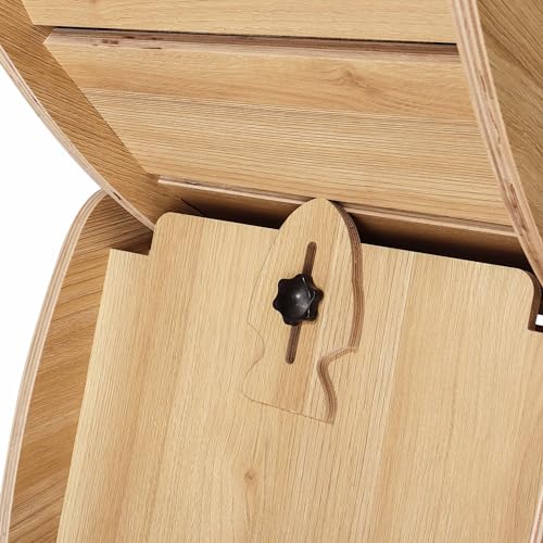 Large Wooden Cat Exercise Wheel with Lock Feature X485