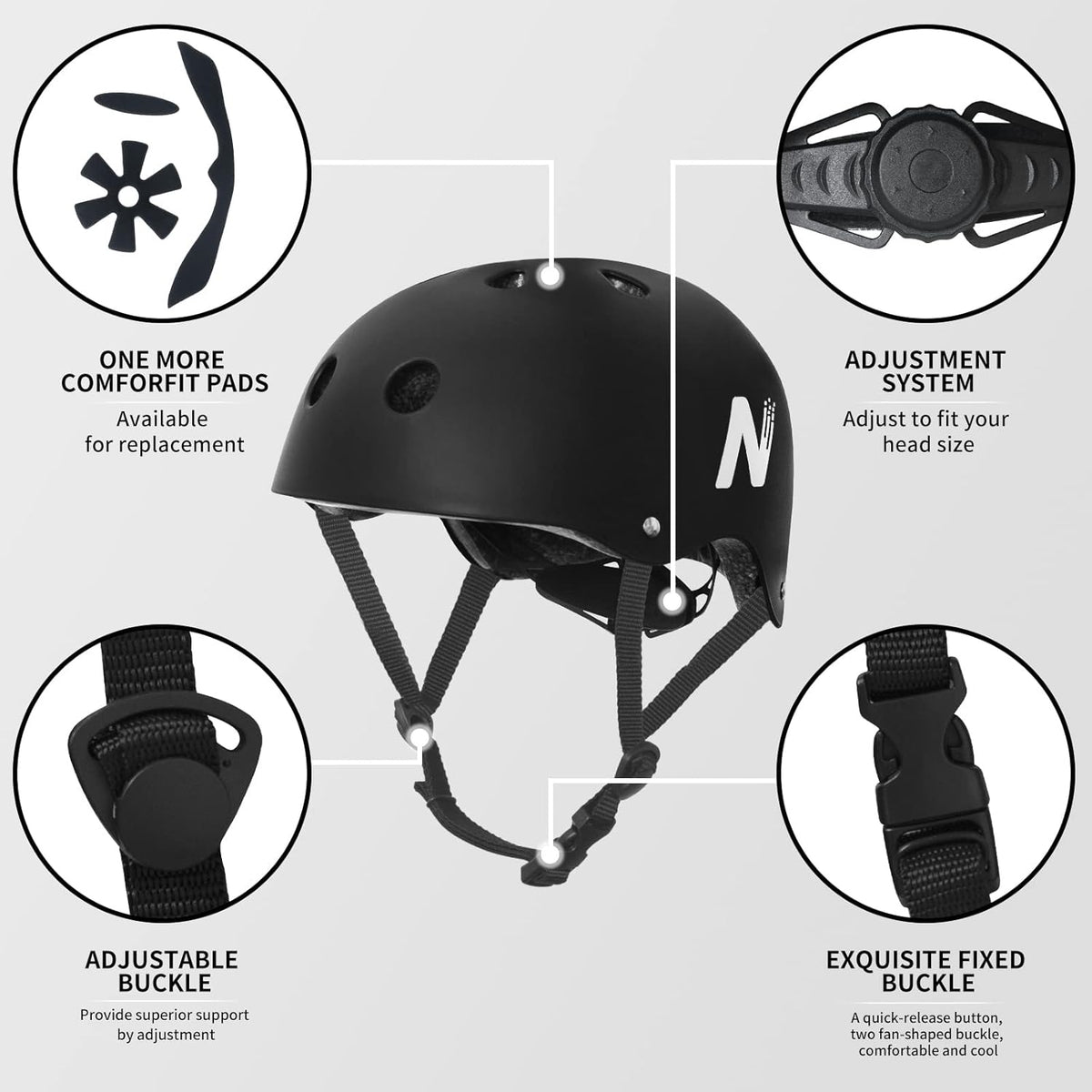 Multi-Sport Helmet with Removable Liner D254451