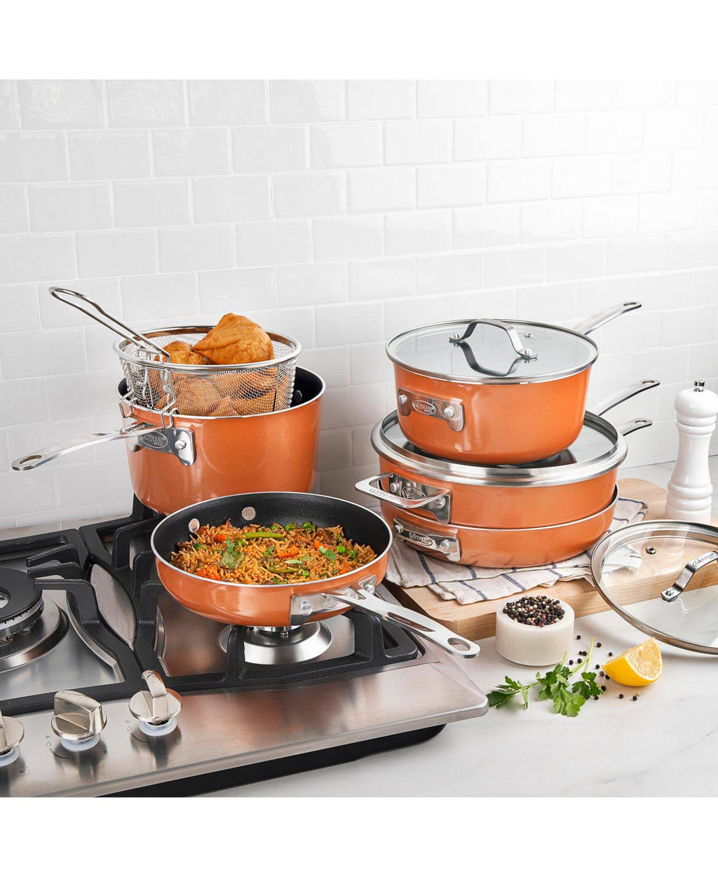 10-piece Nonstick Aluminum Cookware Set G3900