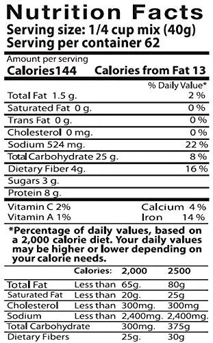 5.5 LB Gluten Free Falafel Mix J972