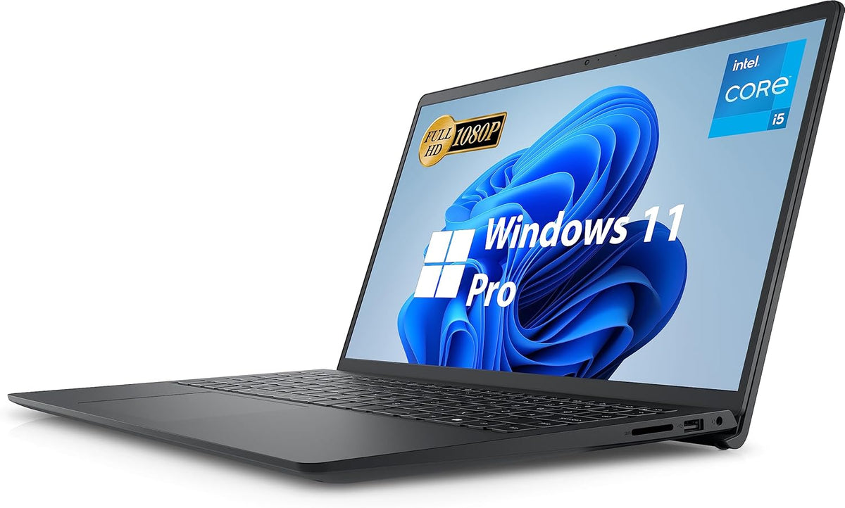 15.6" FHD Intel i5 32GB RAM 1TB SSD Windows 11 Pro Black Laptop U22597