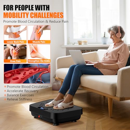 Vibration Plate Exercise Machine with 330 Lbs Capacity G4981